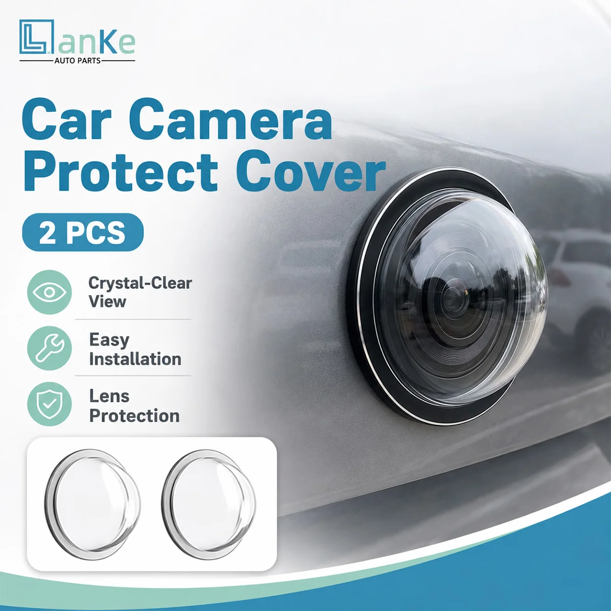 Camera Lens Protector - 2개/6개/12개 세트 차량용 카메라 렌즈 보호