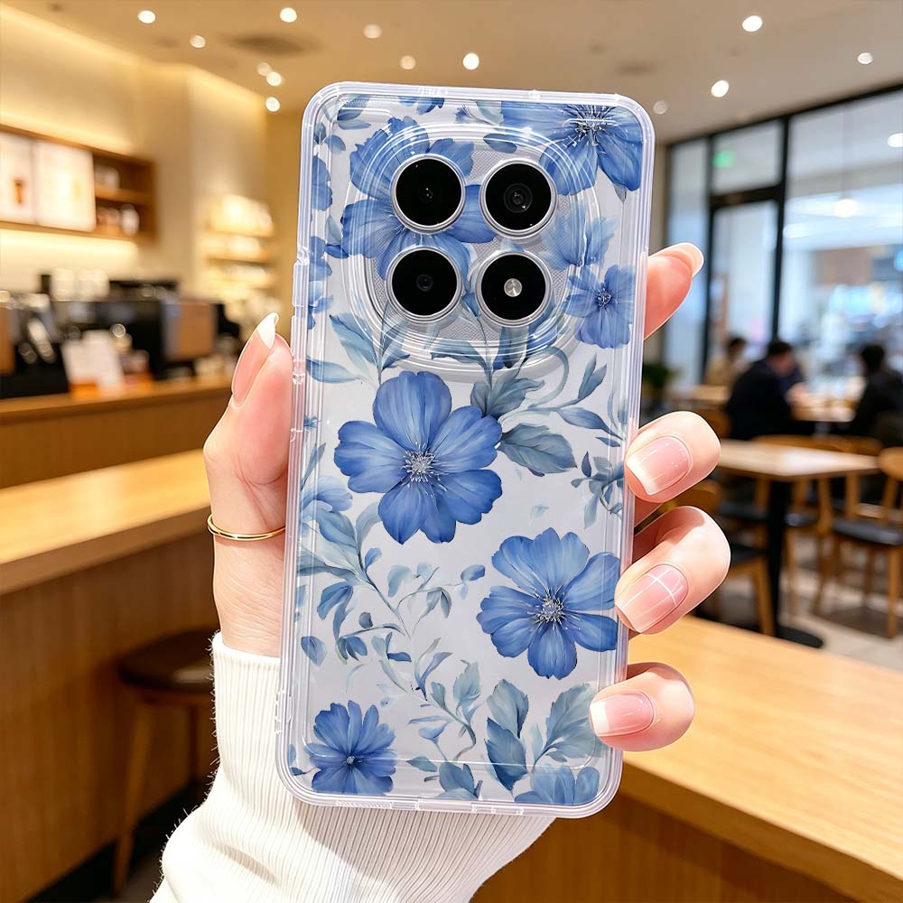 블루 수채화 꽃무늬 샤오미 POCO X7 X6 X5 F - Xiaomi Poco X6 리뷰 및 가격