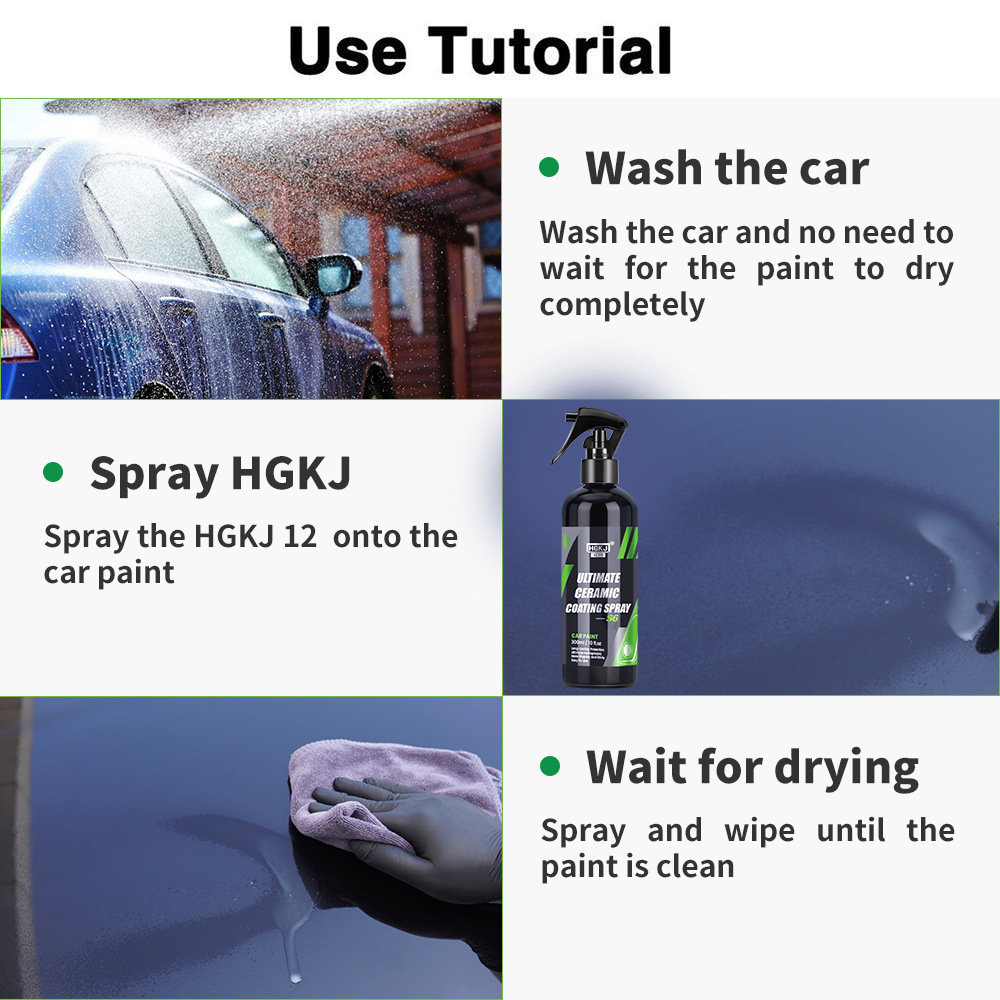 세라믹 차량 코팅, 빠른 광택 효과를 내는 왁스, 발수 - Nano Liquid Coating 리뷰 및 가격