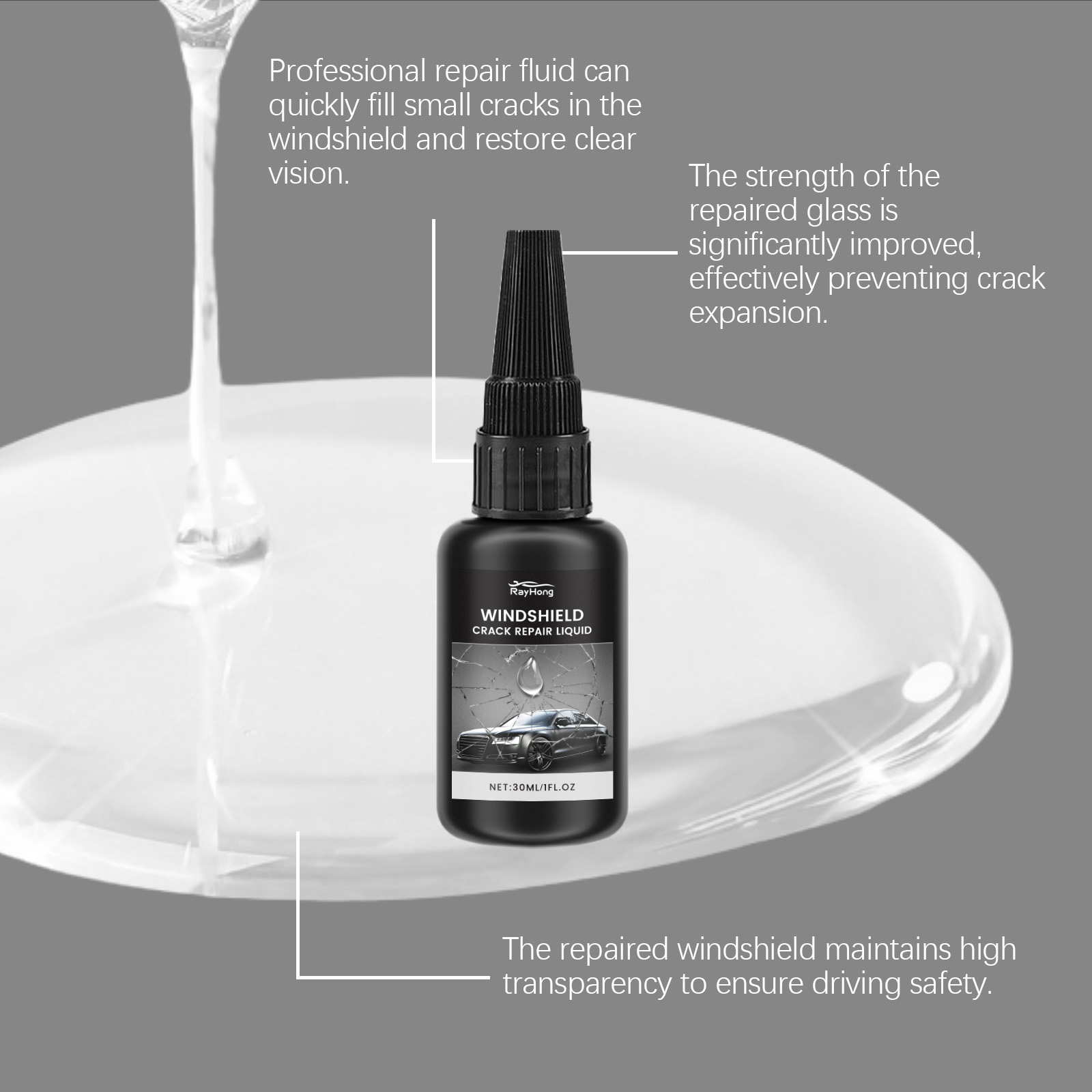 자동차 앞유리 수리 키트, 빠른 경화형 자동차 유리 복 - Liquid Uv Glue Kit 리뷰 및 가격